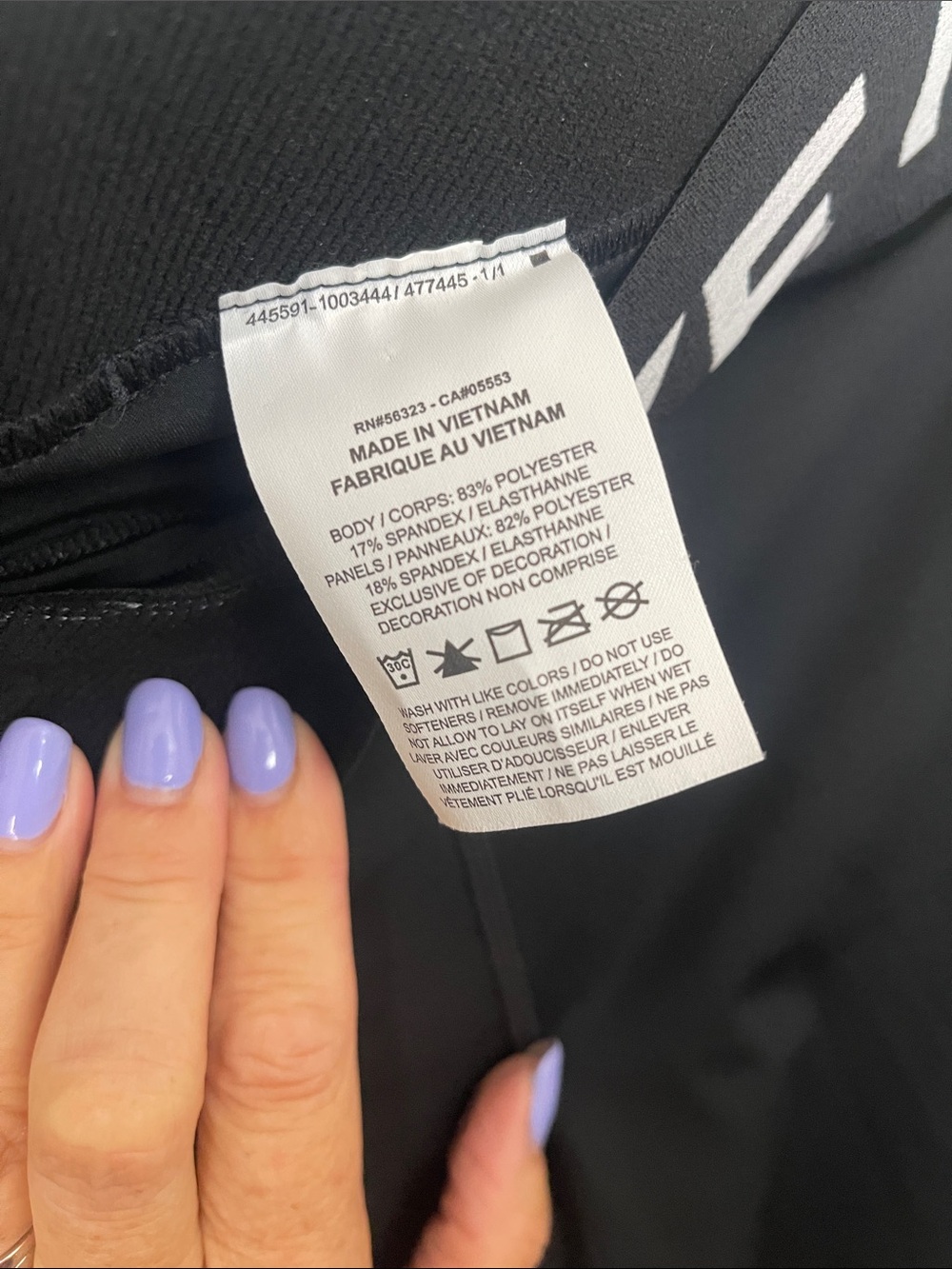 Nike Black High-Rise Pro Capris with Branded Waistband - Picture 2 of 7